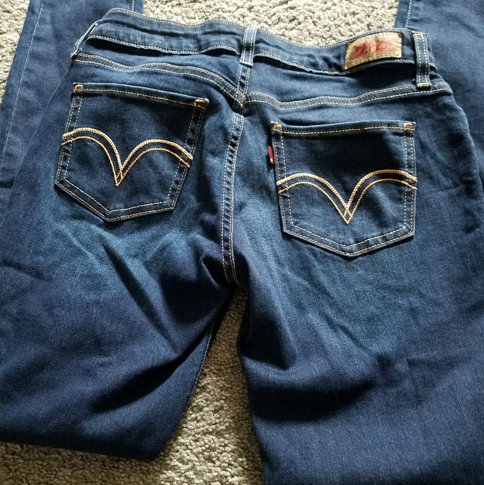 Levi's Jean Legging Dark Wash - Picture 4 of 5